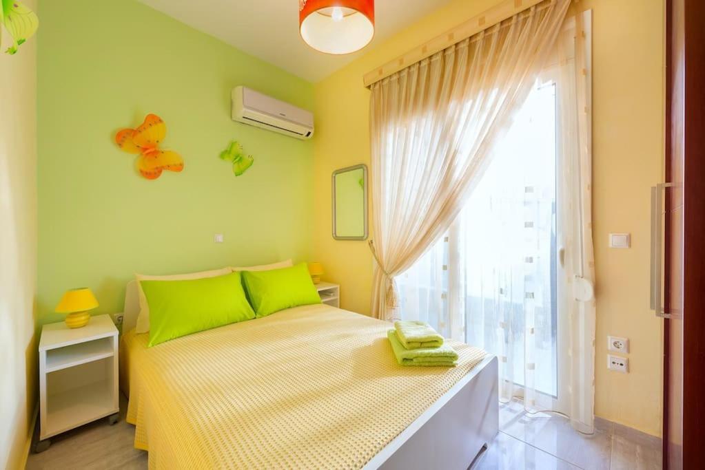 יאליסוס Greek Style Ground Floor Apartment & Pool מראה חיצוני תמונה