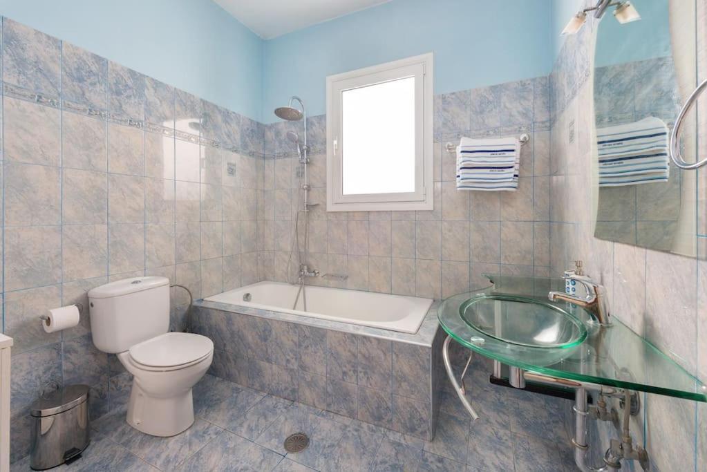 יאליסוס Greek Style Ground Floor Apartment & Pool מראה חיצוני תמונה