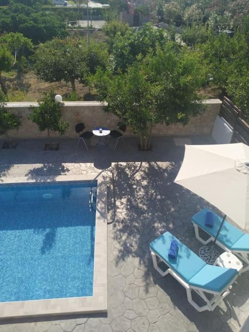 יאליסוס Greek Style Ground Floor Apartment & Pool מראה חיצוני תמונה